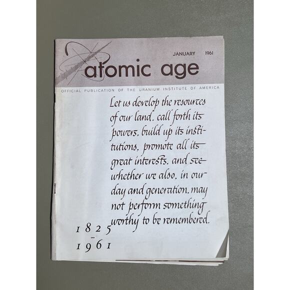 Atomic Age Magazine - 9 Issues From 1961 - Picture 2 of 11